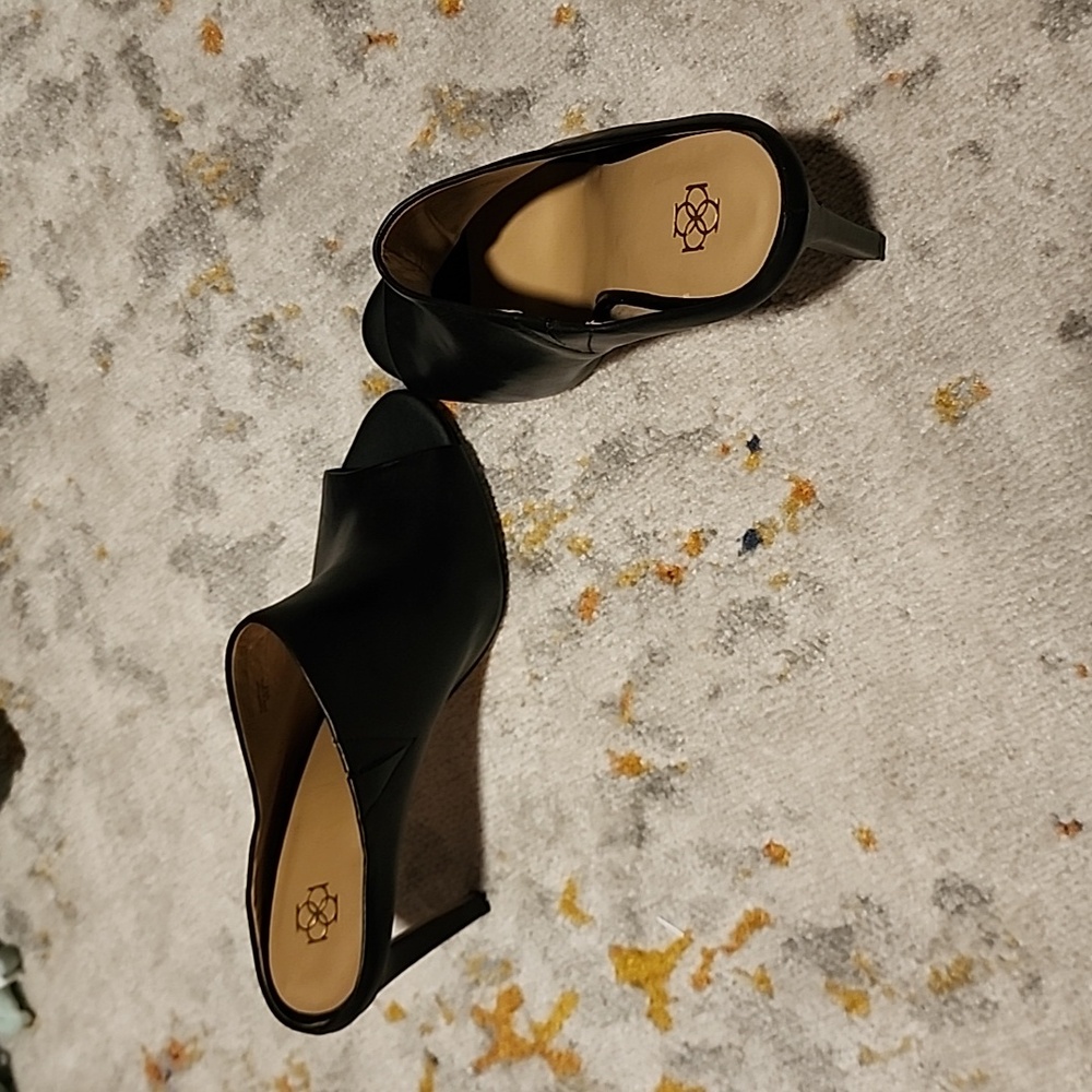 Ann Taylor leather mules